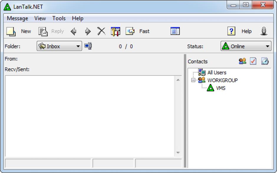 screenshot of program