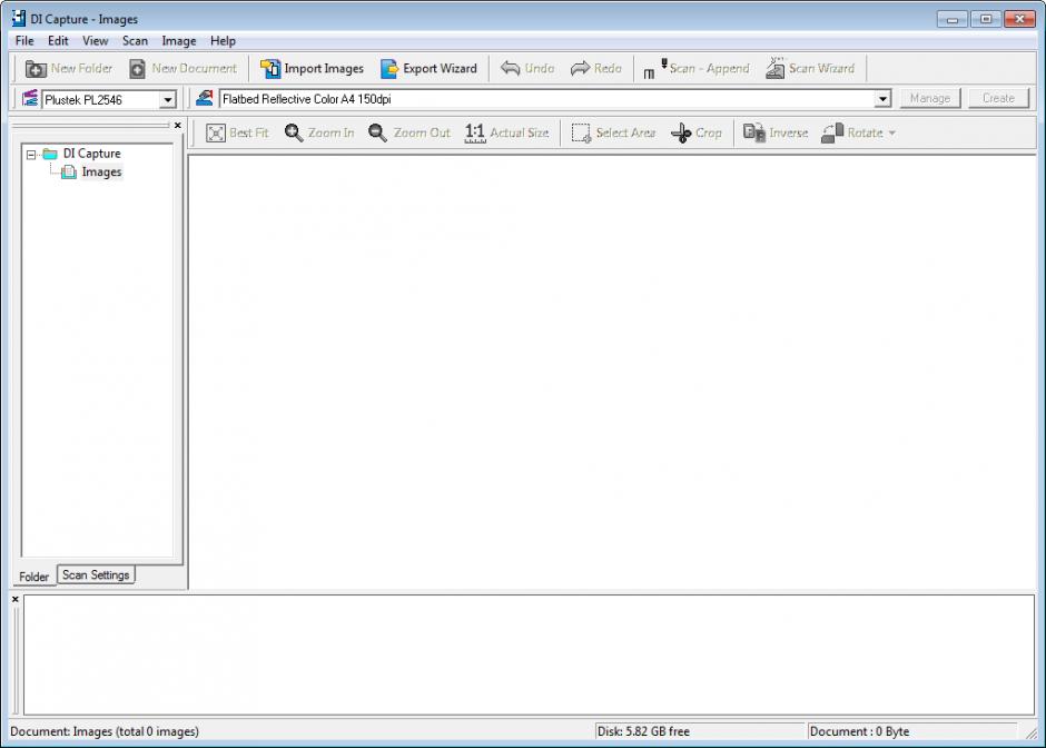 screenshot of program