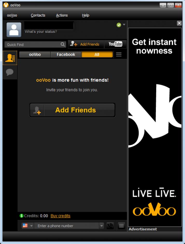 screenshot of program