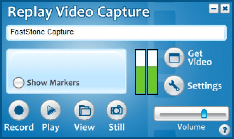 Replay Video Capture main screen