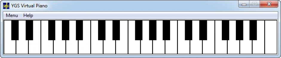 YGS Virtual Piano main screen