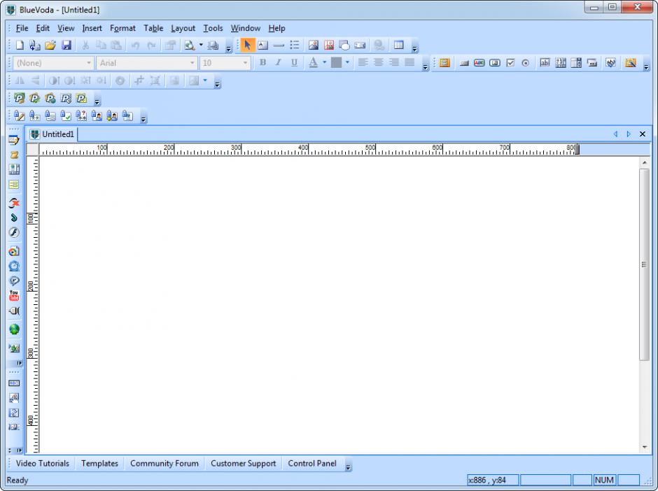 screenshot of program