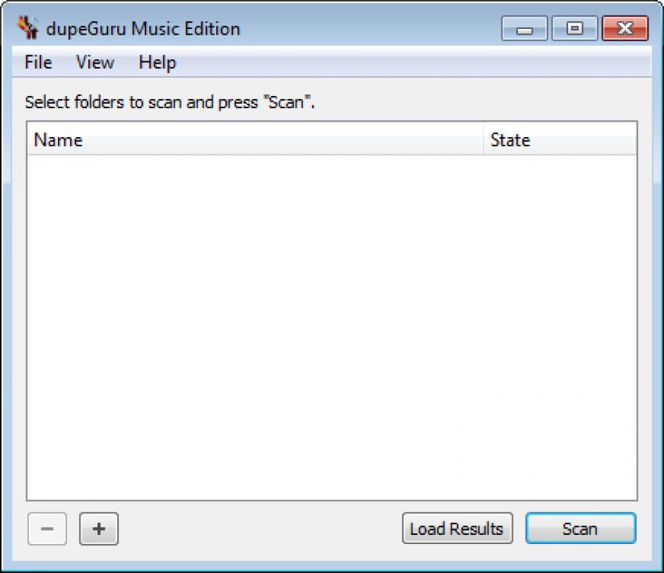 dupeGuru Music Edition main screen