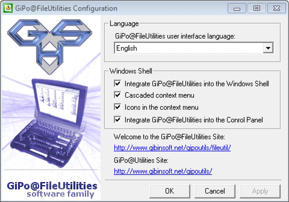 screenshot of program