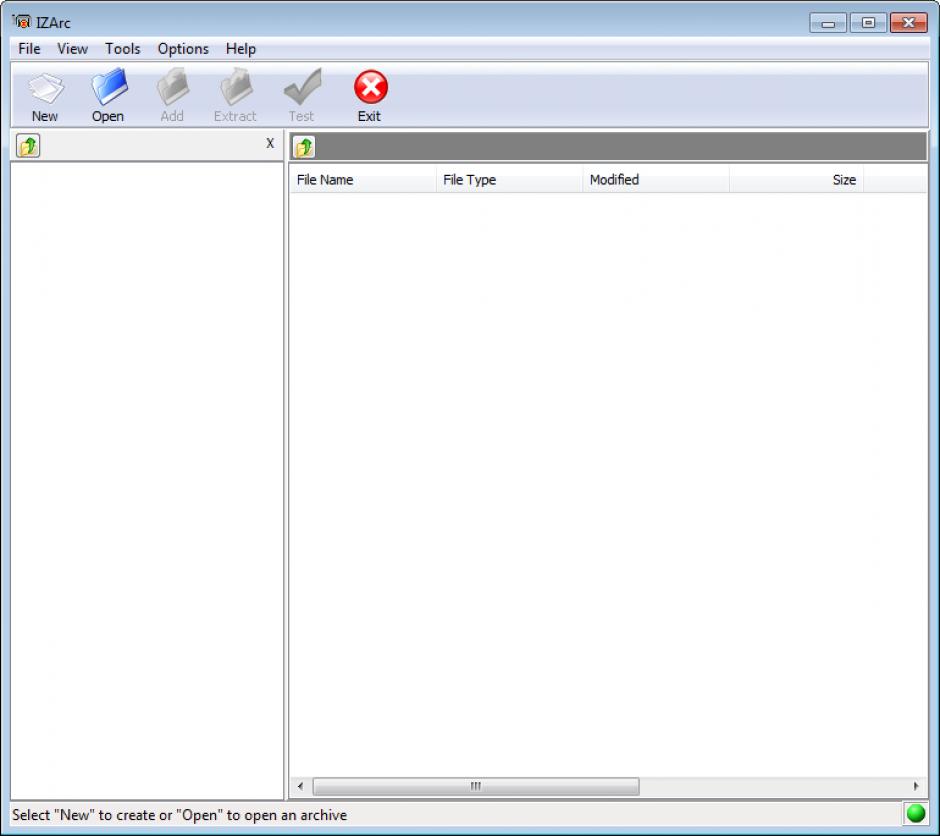 screenshot of program