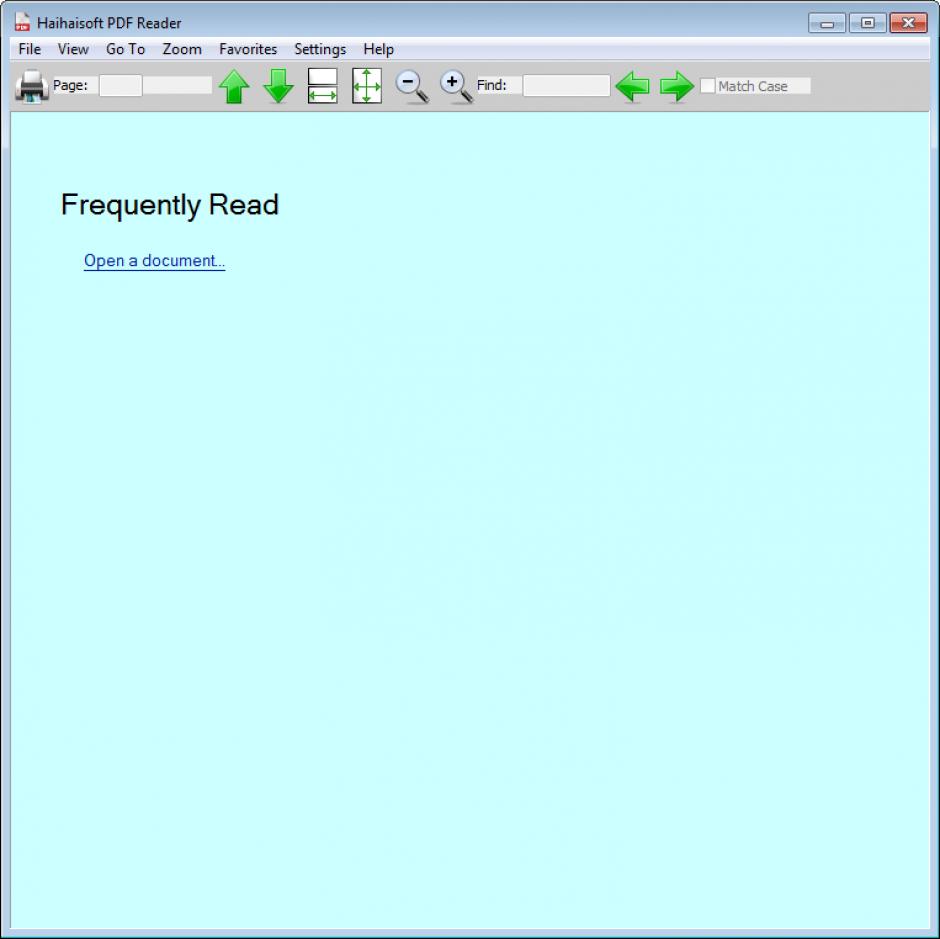 Haihaisoft PDF Reader main screen