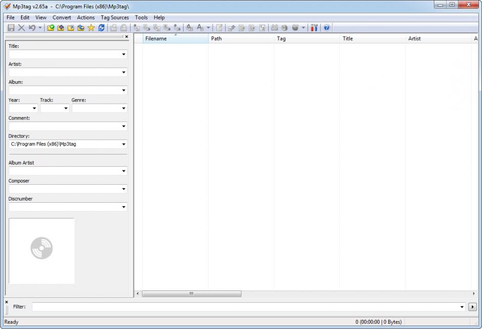 screenshot of program