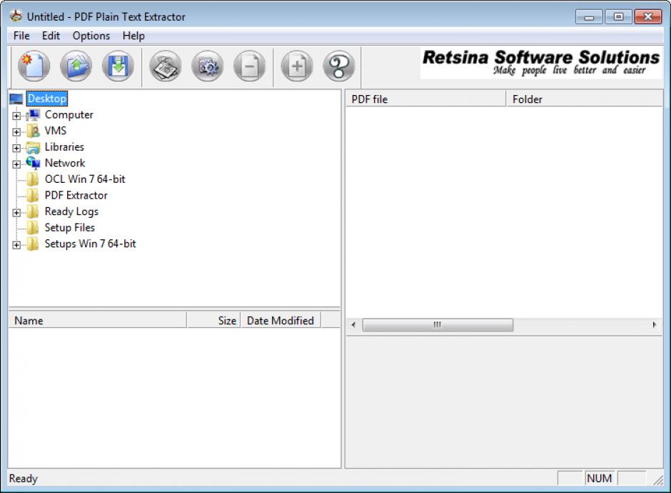 screenshot of program