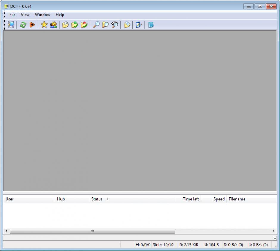 screenshot of program