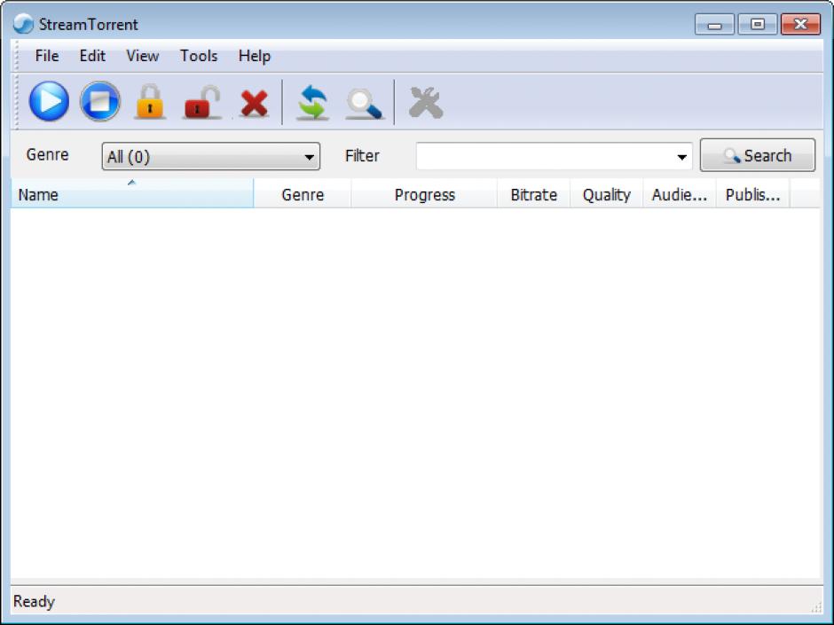 screenshot of program