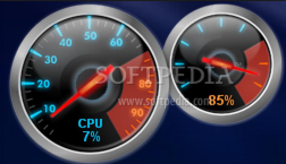 CPU & Ram Meter main screen