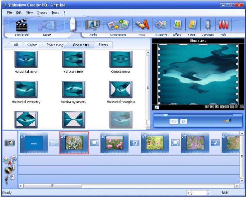 Photo Slideshow Maker Free main screen