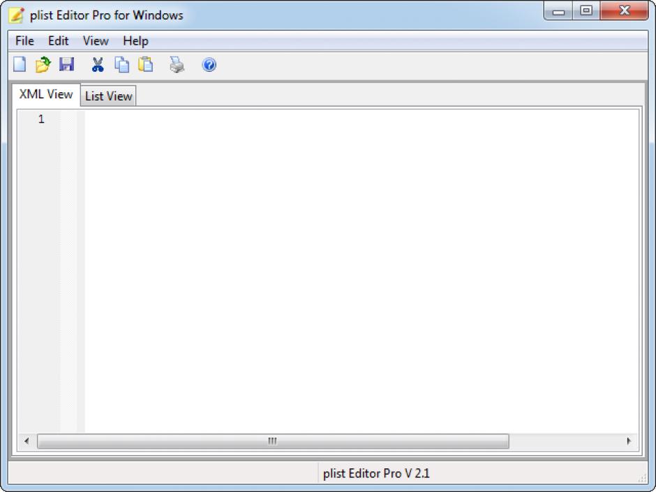 plist Editor Pro main screen