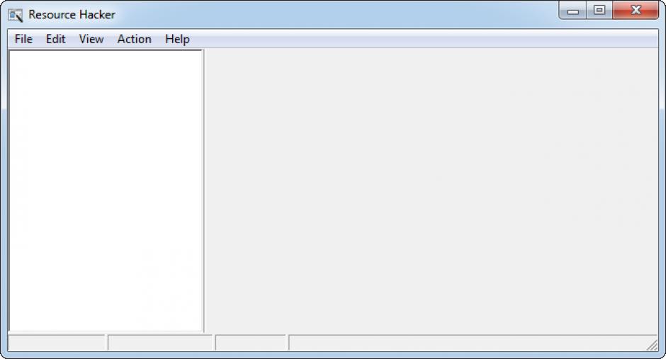 Resource Hacker main screen
