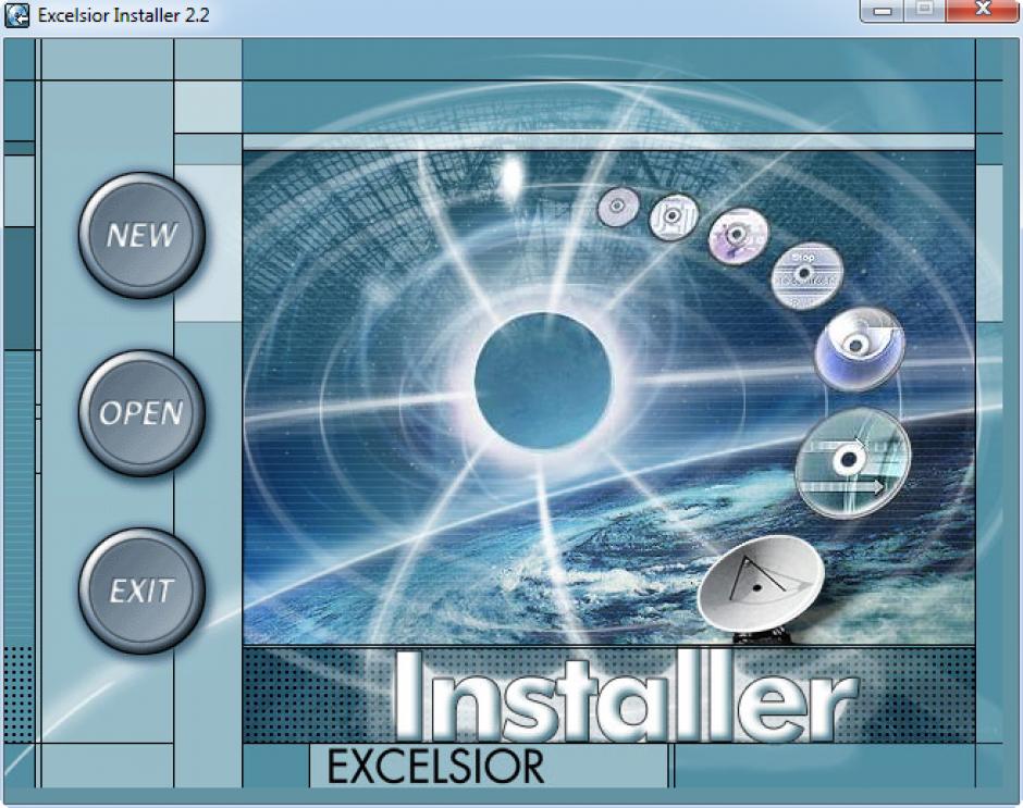 Excelsior Installer main screen