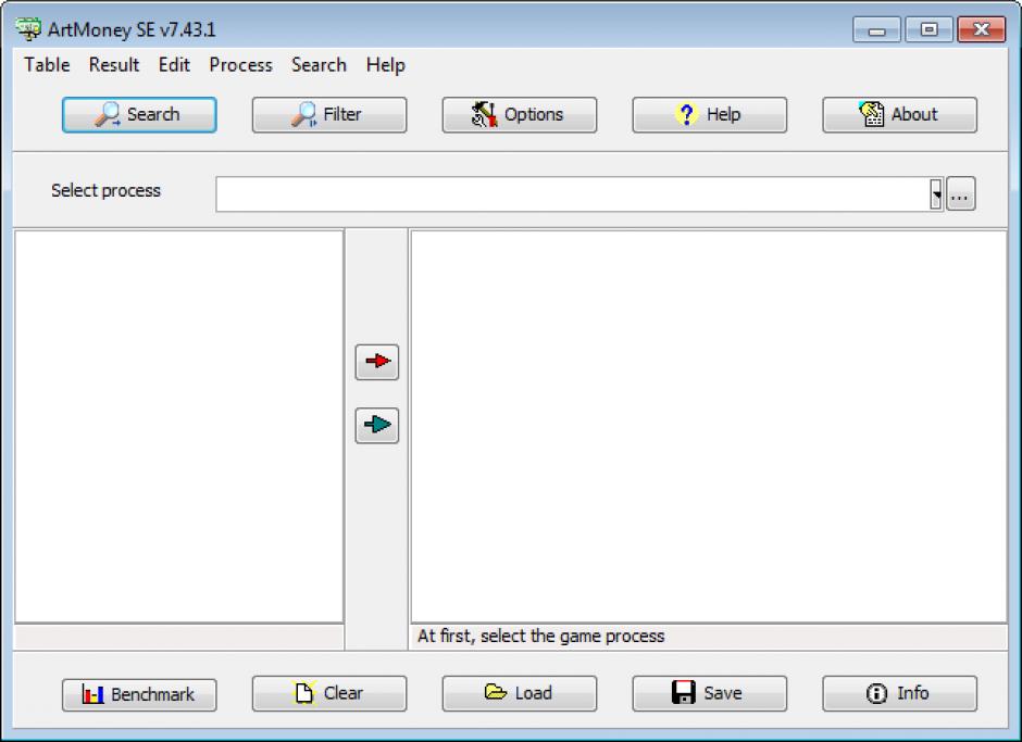 screenshot of program