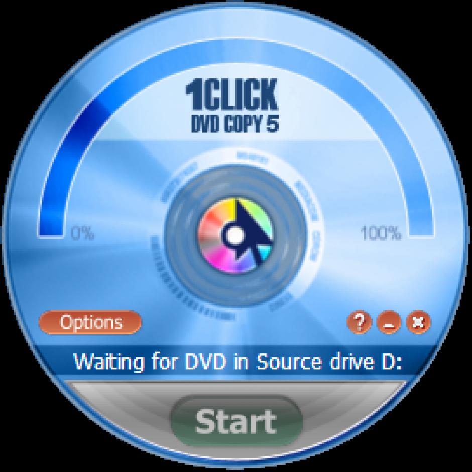 1Click DVD Copy main screen