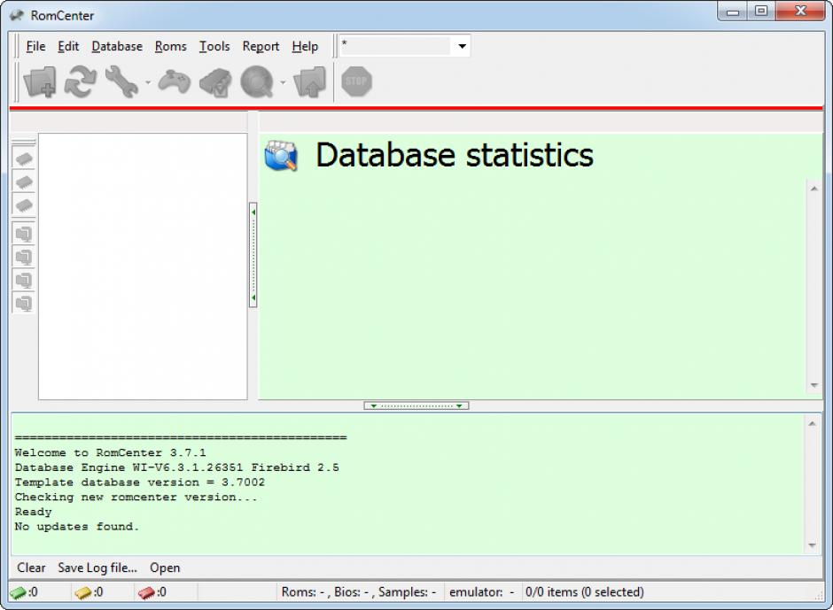 screenshot of program