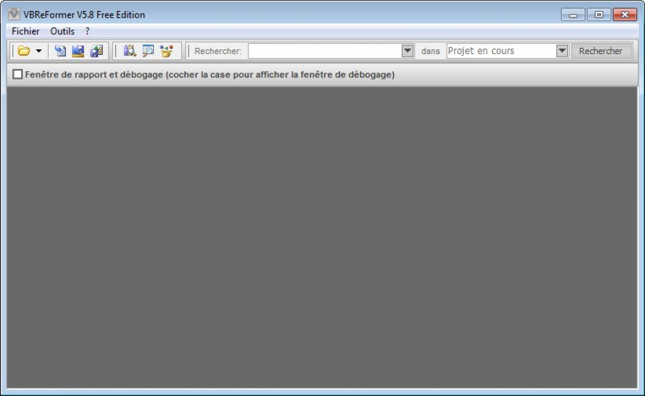 VBReFormer main screen