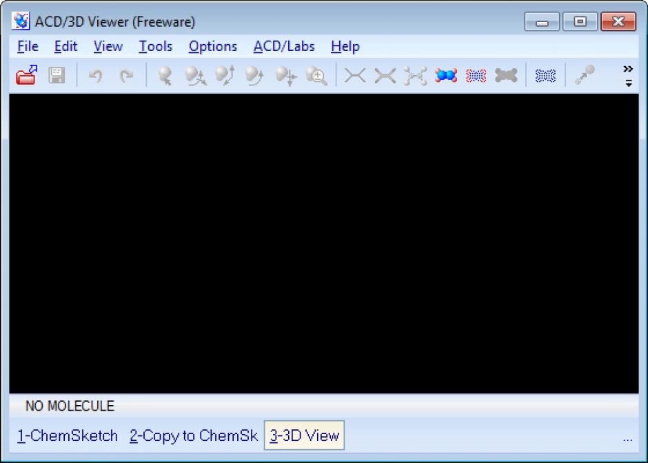 ACD/Labs Freeware main screen