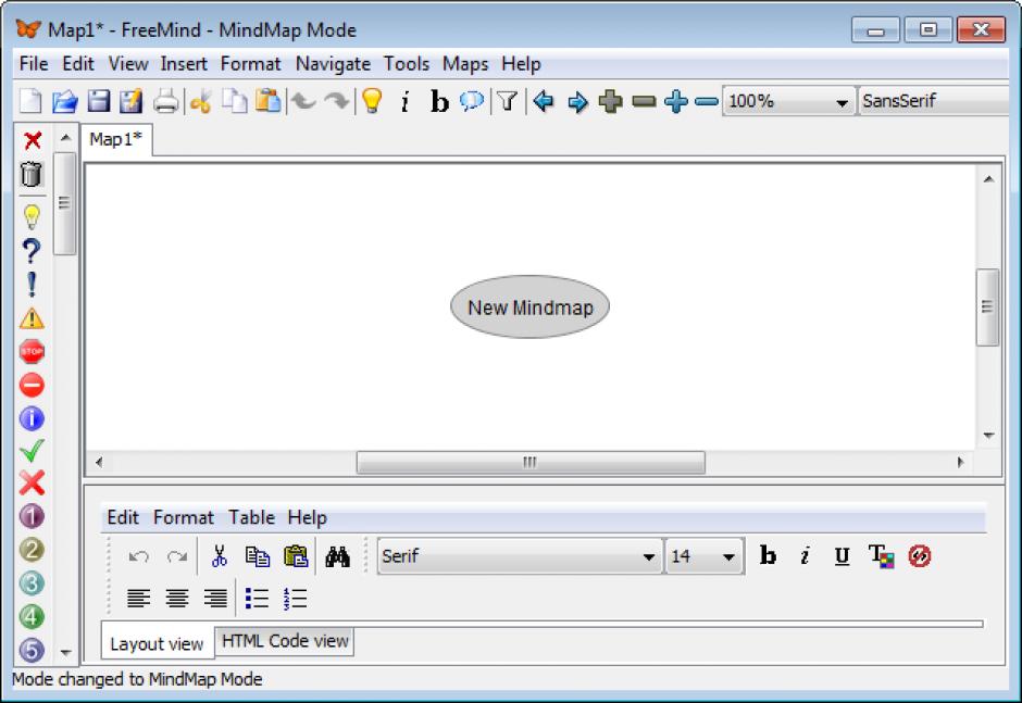 screenshot of program