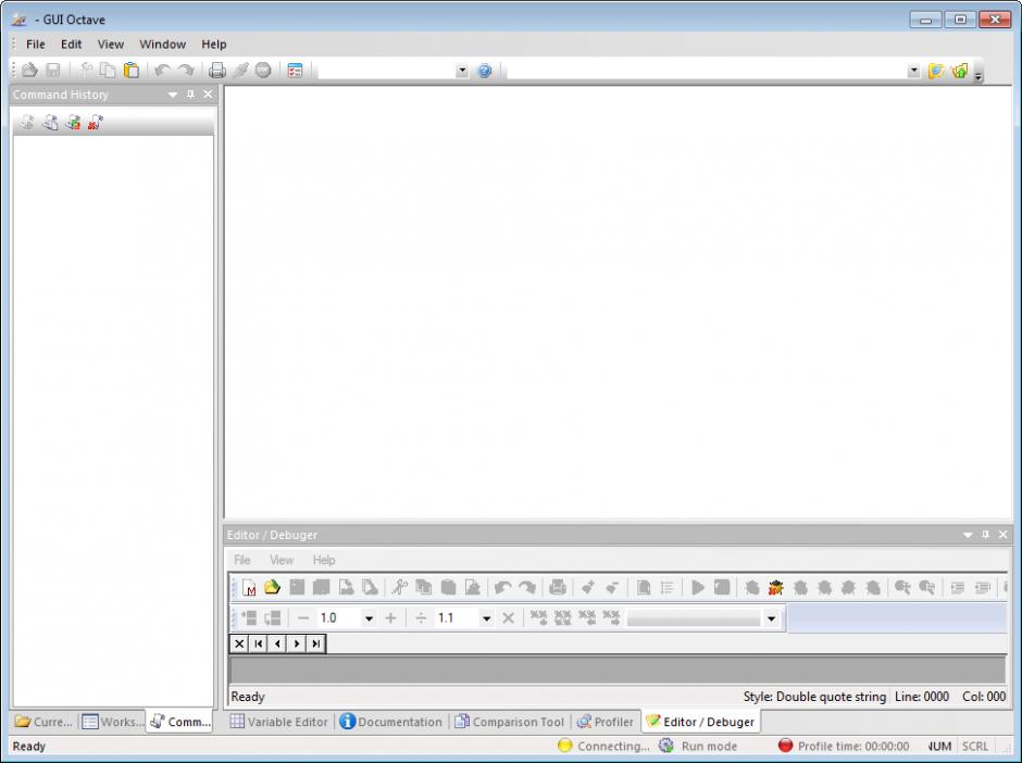 screenshot of program