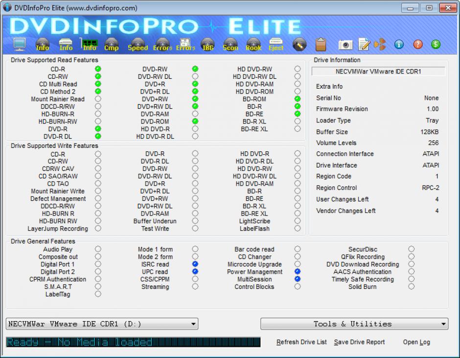 screenshot of program