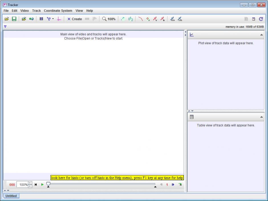 screenshot of program