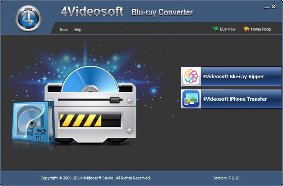 4Videosoft Blu-ray Converter main screen