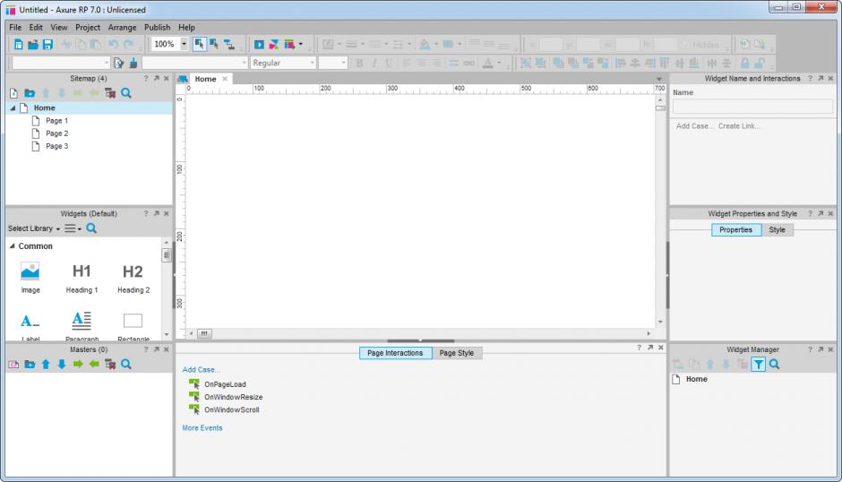 screenshot of program