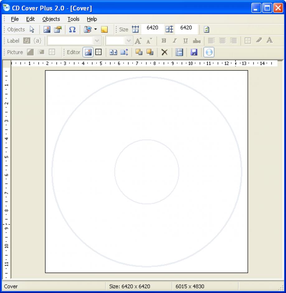 screenshot of program