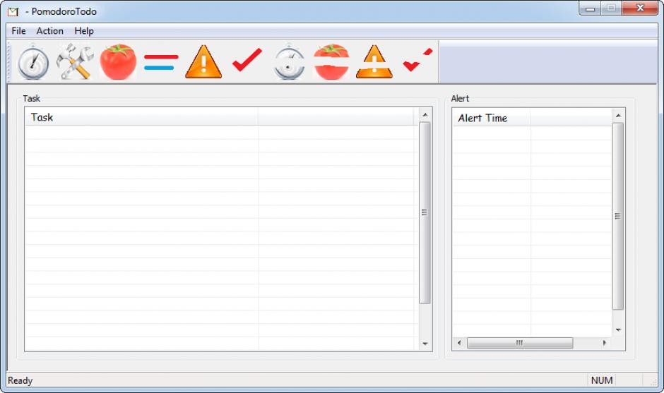 screenshot of program