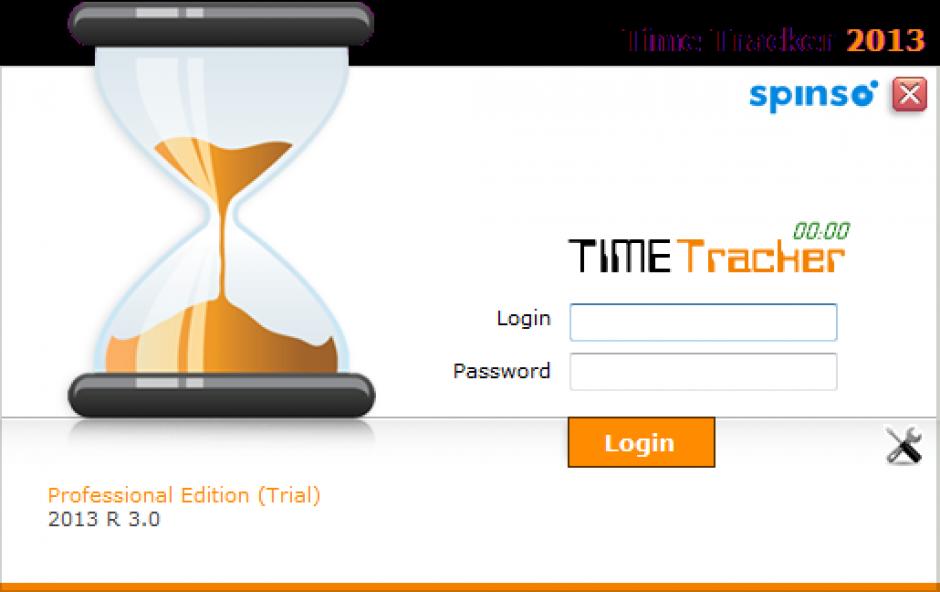 TimeTracker 2013 Professional Edition main screen