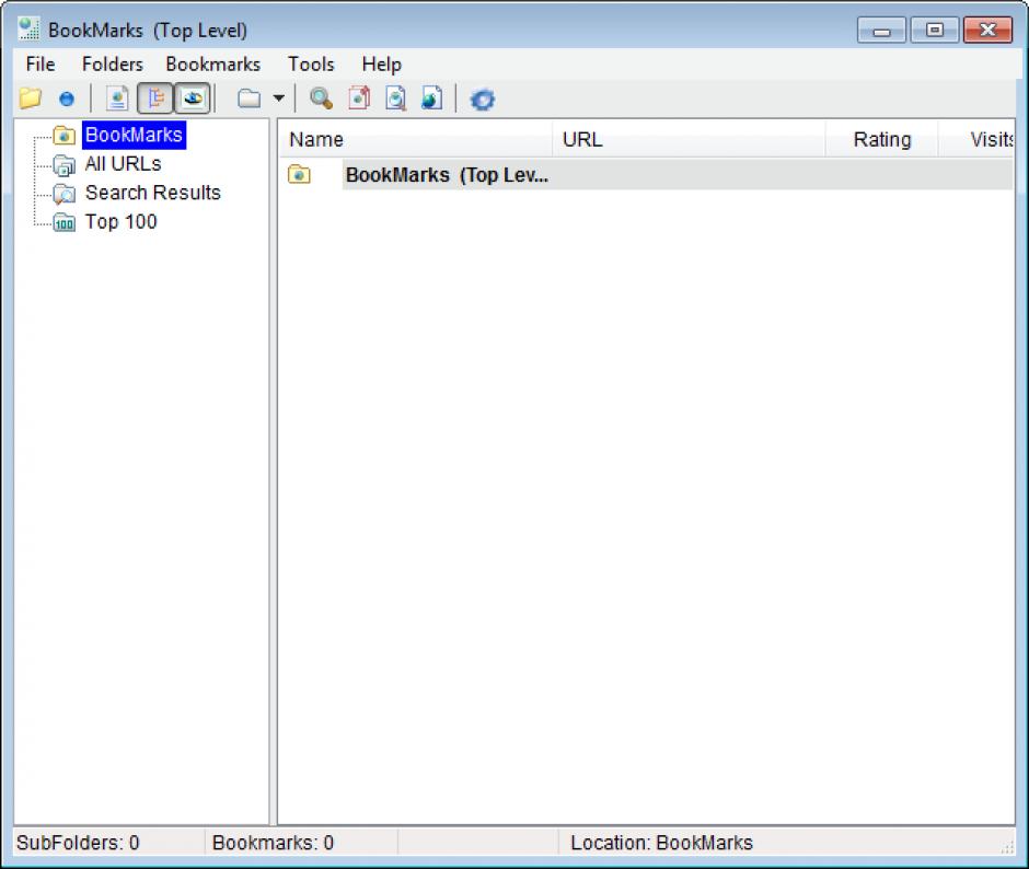 screenshot of program