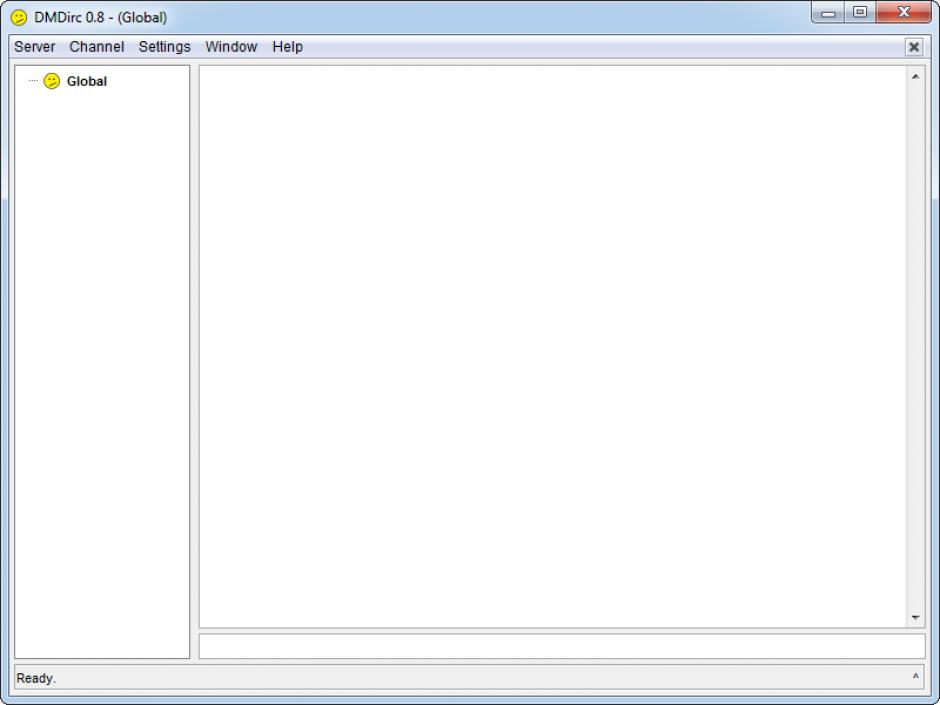 DMDirc main screen