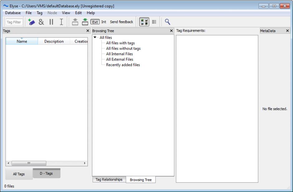 screenshot of program