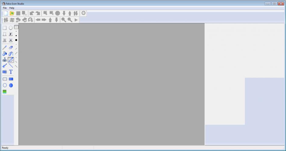 Falco Icon Studio main screen