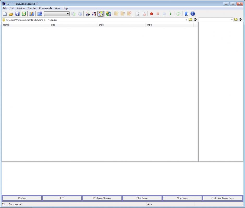 screenshot of program