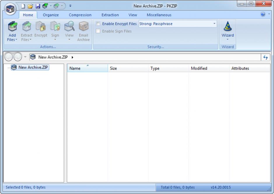 screenshot of program