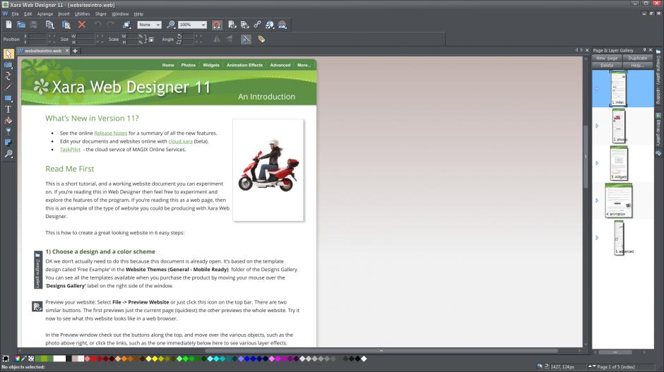 Xara Web Designer