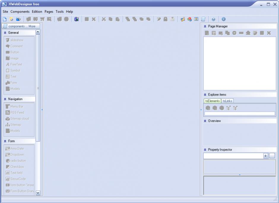 screenshot of program