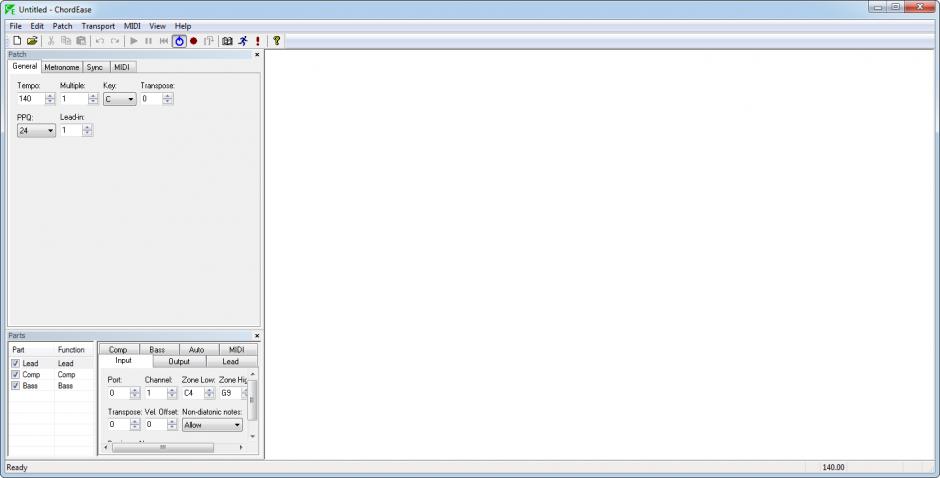 screenshot of program