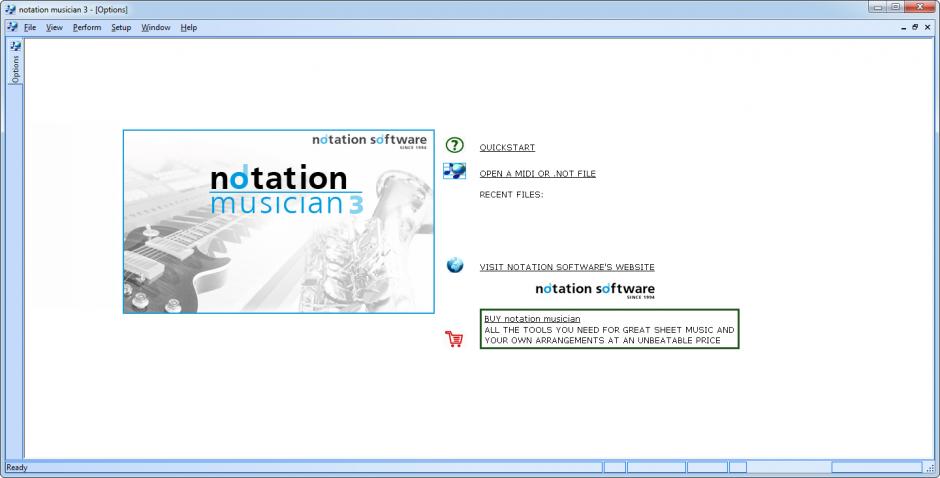 screenshot of program