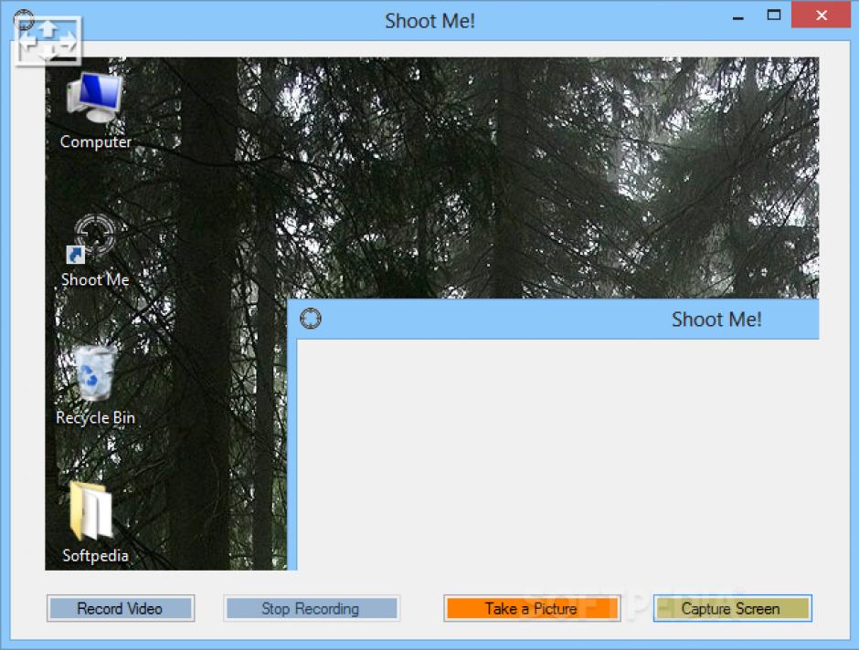 Shoot Me main screen