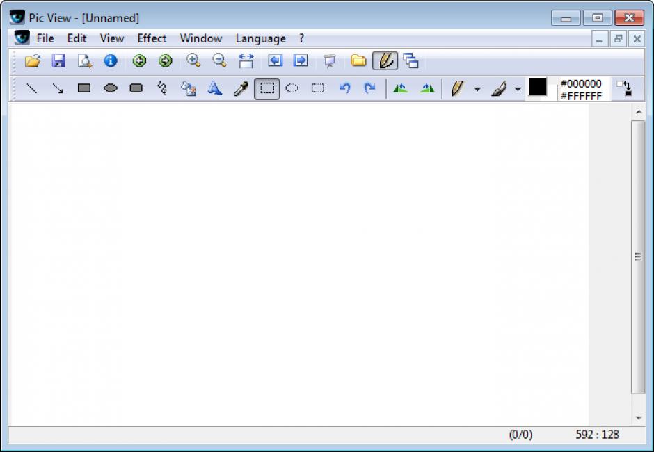 screenshot of program