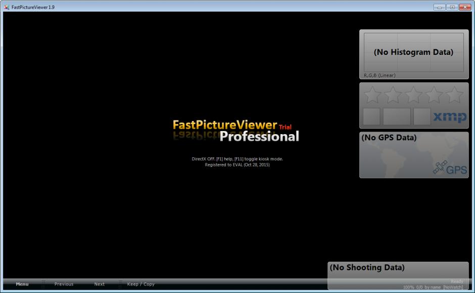 FastPictureViewer Professional main screen