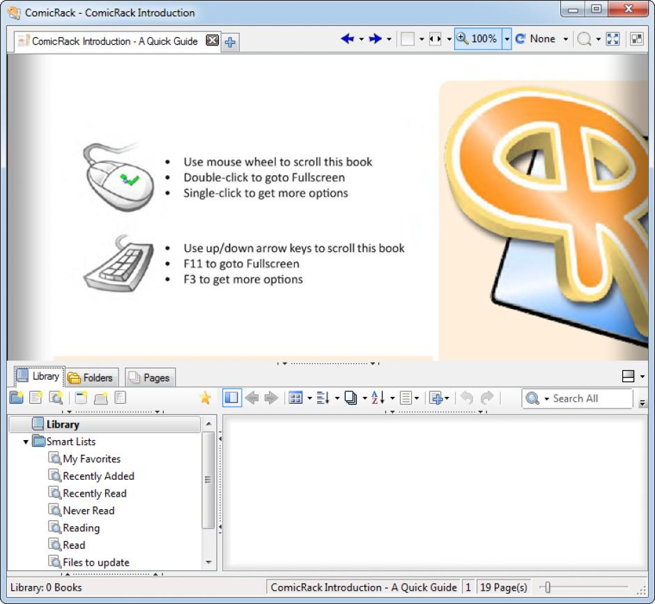 screenshot of program