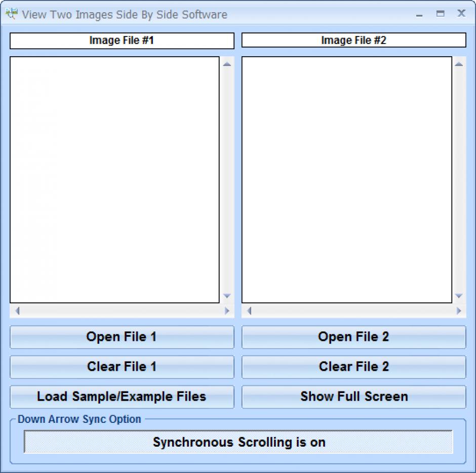 screenshot of program