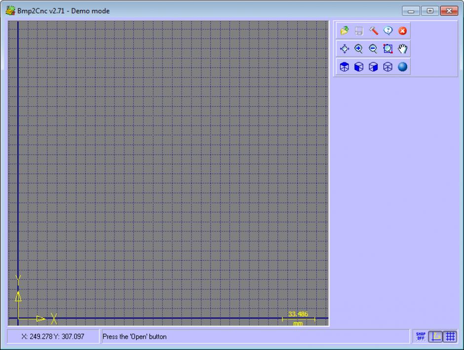 screenshot of program