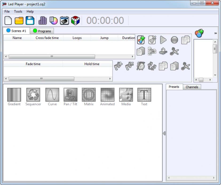 screenshot of program